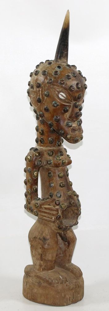 Große Abbildung Nr.2: 125-2377 Songye D.R.Kongo Kultfigur.: (Afrika, Sammlung Wolfgang Nerlich, Figuren)