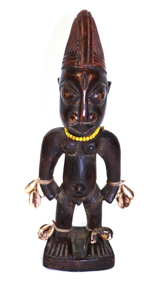 Große Abbildung Nr.1: 125-2405 Yoruba Nigeria.: (Afrika, Sammlung Wolfgang Nerlich, Figuren)