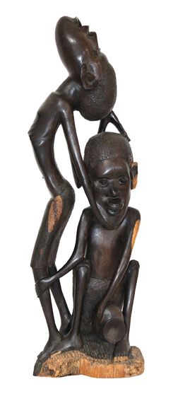 Große Abbildung Nr.1: 125-2413 Makonde Tansania.: (Afrika, Sammlung Wolfgang Nerlich)