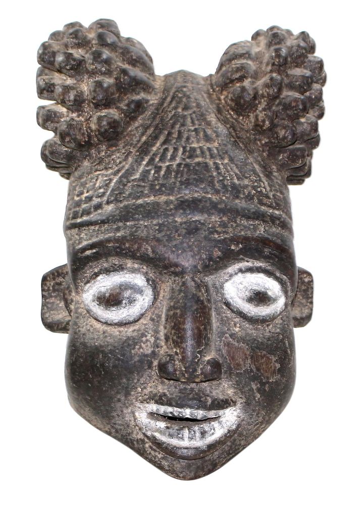 Große Abbildung Nr.1: 125-2419 Bamileke Kamerun.: (Afrika, Sammlung Wolfgang Nerlich, Masken)