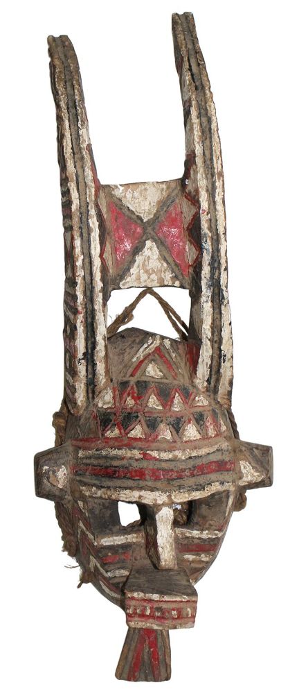 Große Abbildung Nr.1: 125-2427 Bwaka Burkina Faso.: (Afrika, Sammlung Wolfgang Nerlich, Masken)