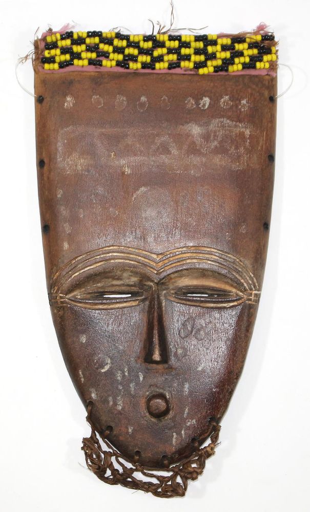 Große Abbildung Nr.1: 125-2462 Lele Maske.: (Afrika, Sammlung Wolfgang Nerlich, Masken)