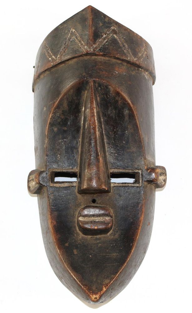 Große Abbildung Nr.1: 125-2463 Lualwa-Maske.: (Afrika, Sammlung Wolfgang Nerlich, Masken)