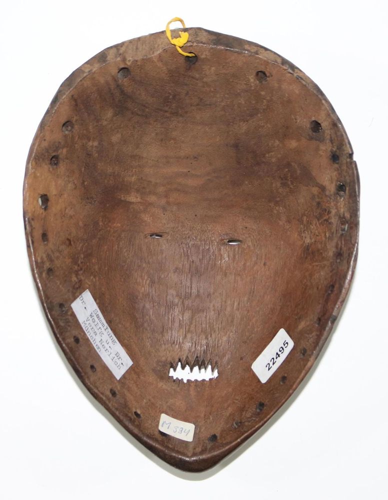 Große Abbildung Nr.3: 125-2466 Luena Zambia.: (Afrika, Sammlung Wolfgang Nerlich, Masken)