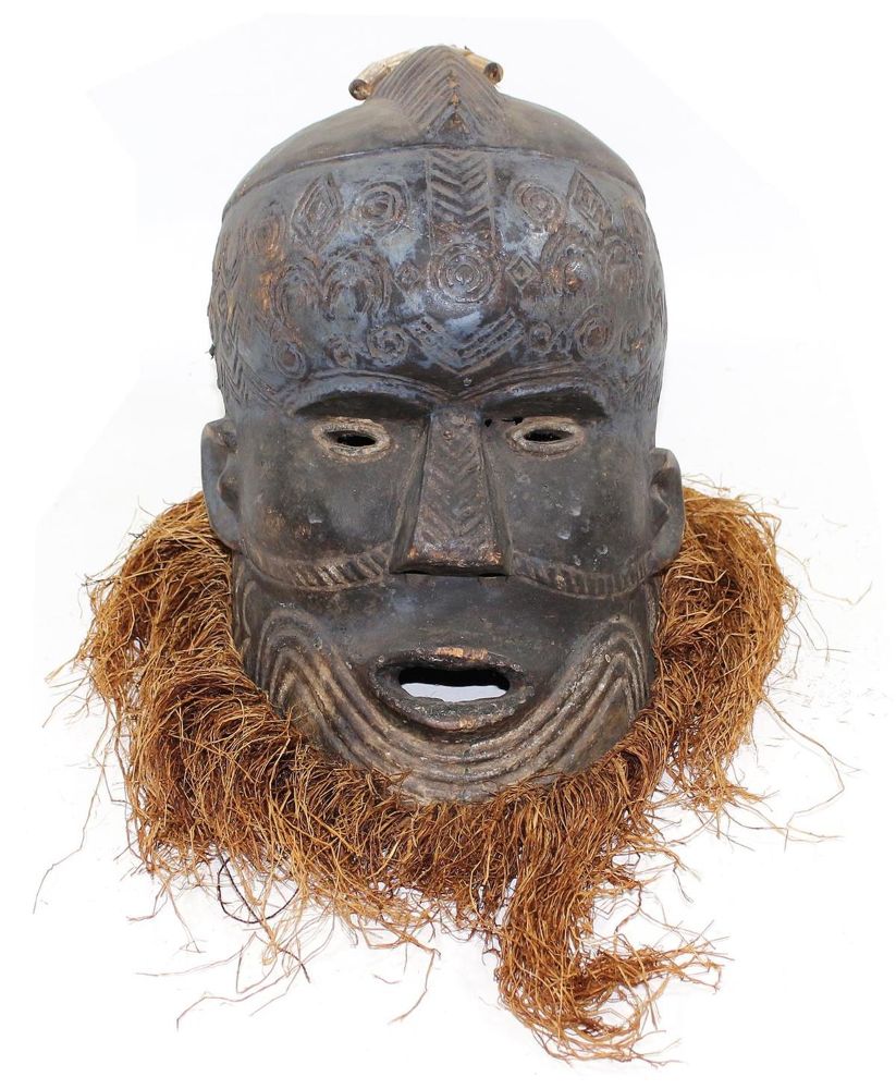 Große Abbildung Nr.1: 125-2468 Lulua Zaire.: (Afrika, Sammlung Wolfgang Nerlich, Masken)