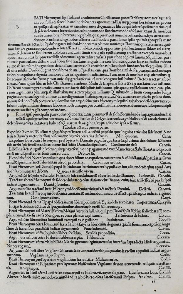 Große Abbildung Nr.3: 125-248 Hieronymus,S.: (Inkunabeln)