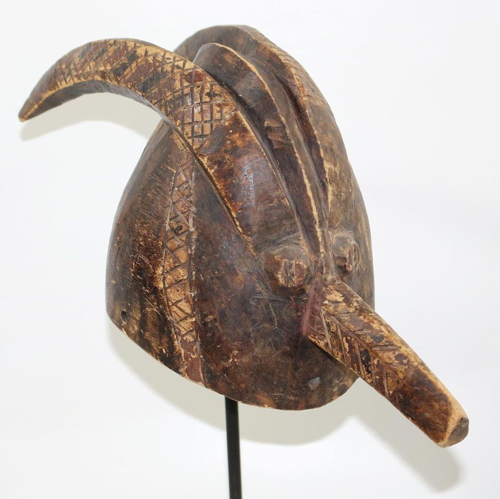 Große Abbildung Nr.1: 125-2481 Mossi Burkina Faso.: (Afrika, Sammlung Wolfgang Nerlich, Masken)