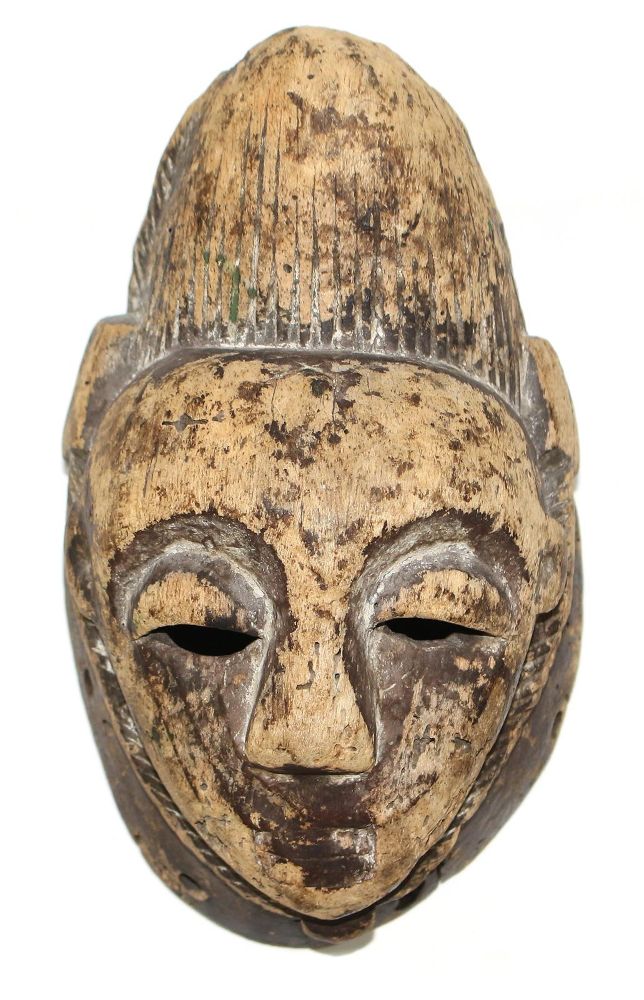 Große Abbildung Nr.1: 125-2488 Punu Gabun.: (Afrika, Sammlung Wolfgang Nerlich, Masken)