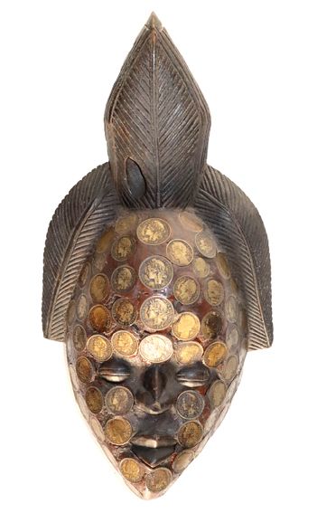 Große Abbildung Nr.1: 125-2489 Punu Gabun.: (Afrika, Sammlung Wolfgang Nerlich, Masken)