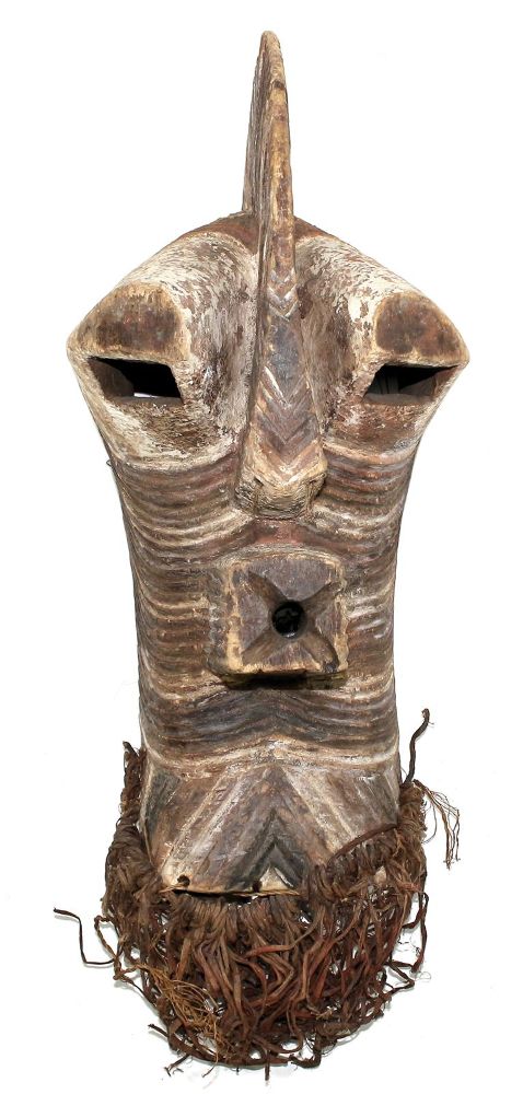 Große Abbildung Nr.1: 125-2497 Songye Kifwebe.: (Afrika, Sammlung Wolfgang Nerlich, Masken)