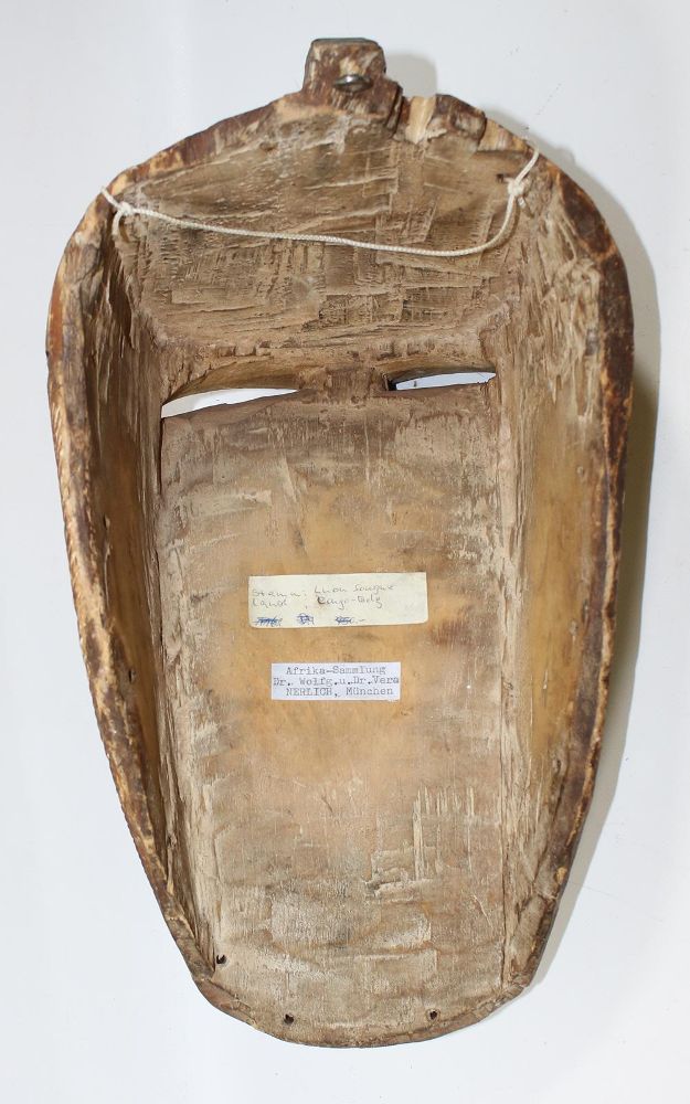 Große Abbildung Nr.3: 125-2498 Songye Kifwebe.: (Afrika, Sammlung Wolfgang Nerlich, Masken)