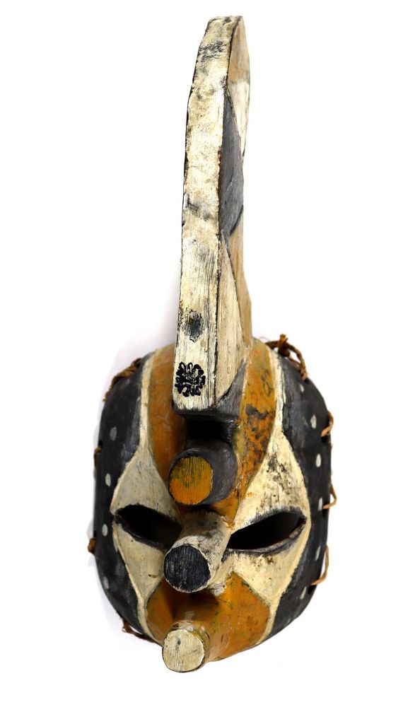 Große Abbildung Nr.1: 125-2509 Yamsmaske Nigeria.: (Afrika, Sammlung Wolfgang Nerlich, Masken)