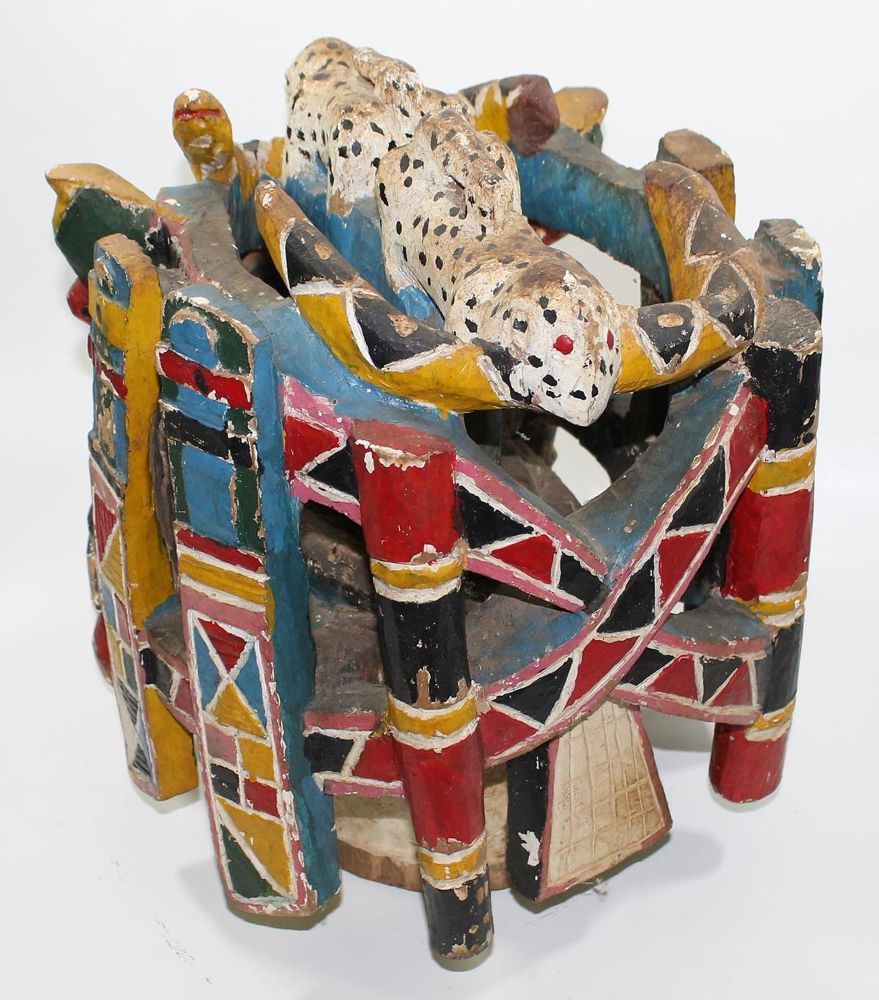 Große Abbildung Nr.3: 125-2512 Yoruba Nigeria: (Afrika, Sammlung Wolfgang Nerlich, Masken)
