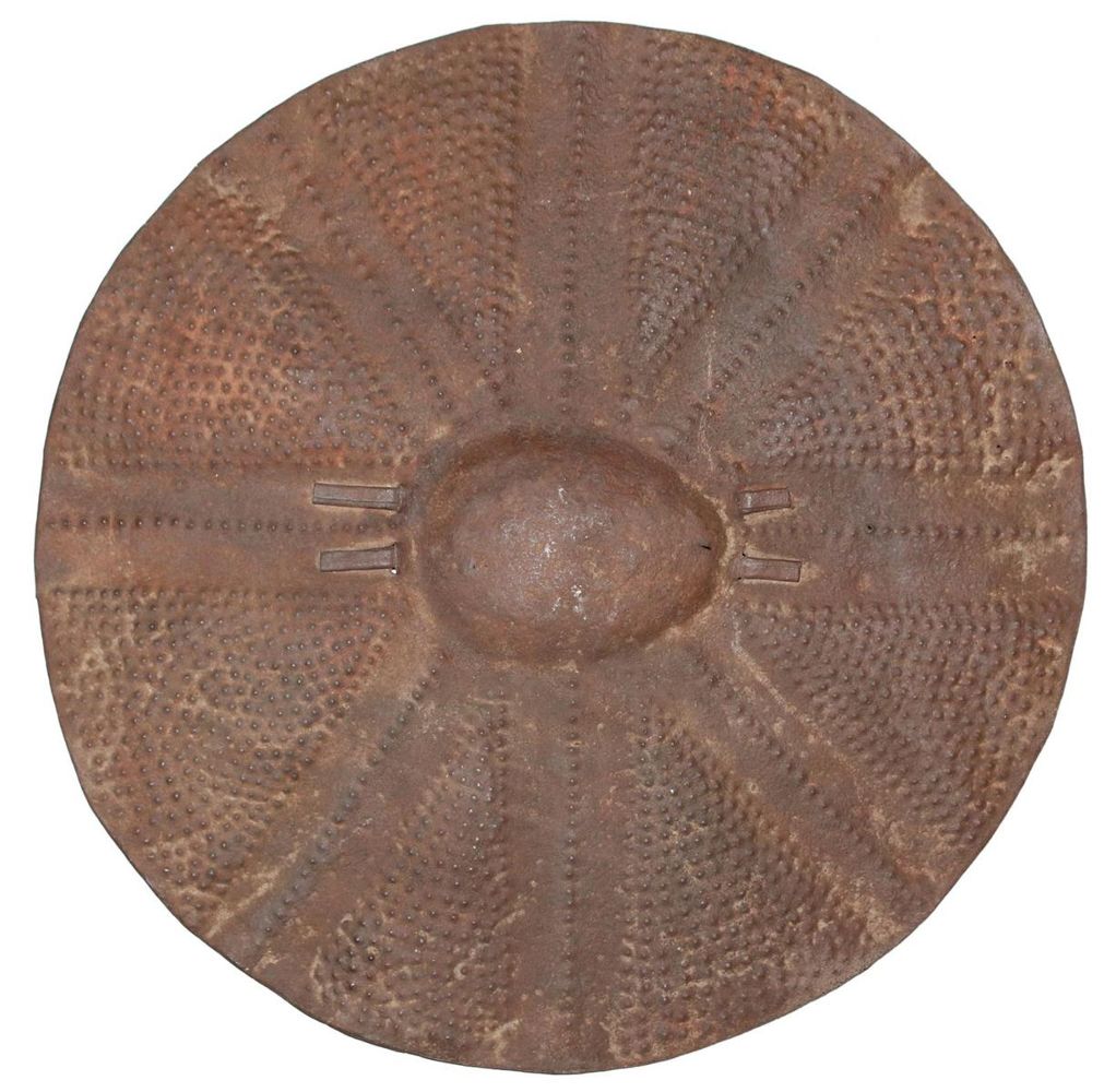 Große Abbildung Nr.1: 125-2518 Eisernes Tanzschild.: (Afrika, Sammlung Wolfgang Nerlich, Schilde)