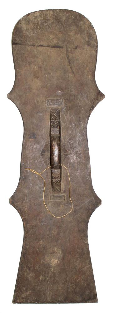 Große Abbildung Nr.2: 125-2521 Kampfschild Borneo.: (Afrika, Sammlung Wolfgang Nerlich, Schilde)