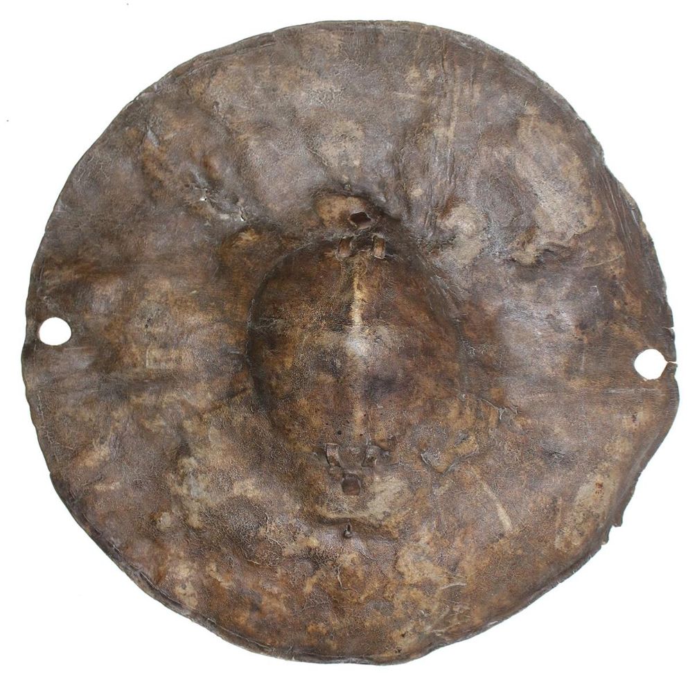 Große Abbildung Nr.1: 125-2534 Rundschild Äthiopien.: (Afrika, Sammlung Wolfgang Nerlich, Schilde)