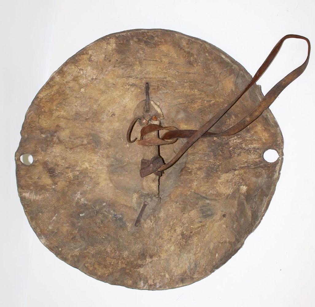 Große Abbildung Nr.3: 125-2534 Rundschild Äthiopien.: (Afrika, Sammlung Wolfgang Nerlich, Schilde)