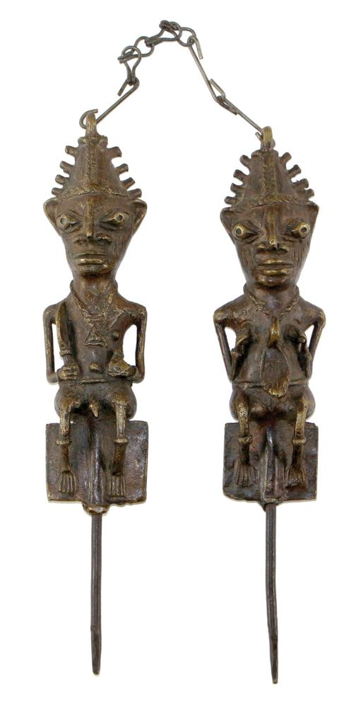 Große Abbildung Nr.1: 125-2545 Yoruba Nigeria.: (Afrika, Sammlung Wolfgang Nerlich)