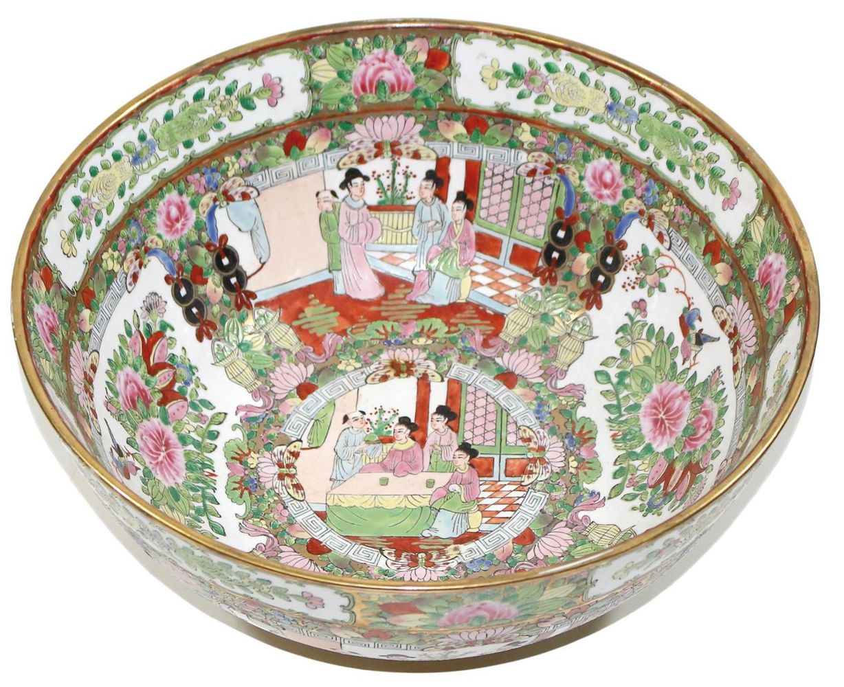 Große Abbildung Nr.1: 125-2579 Großer China Bowl: (Asiatika, China)