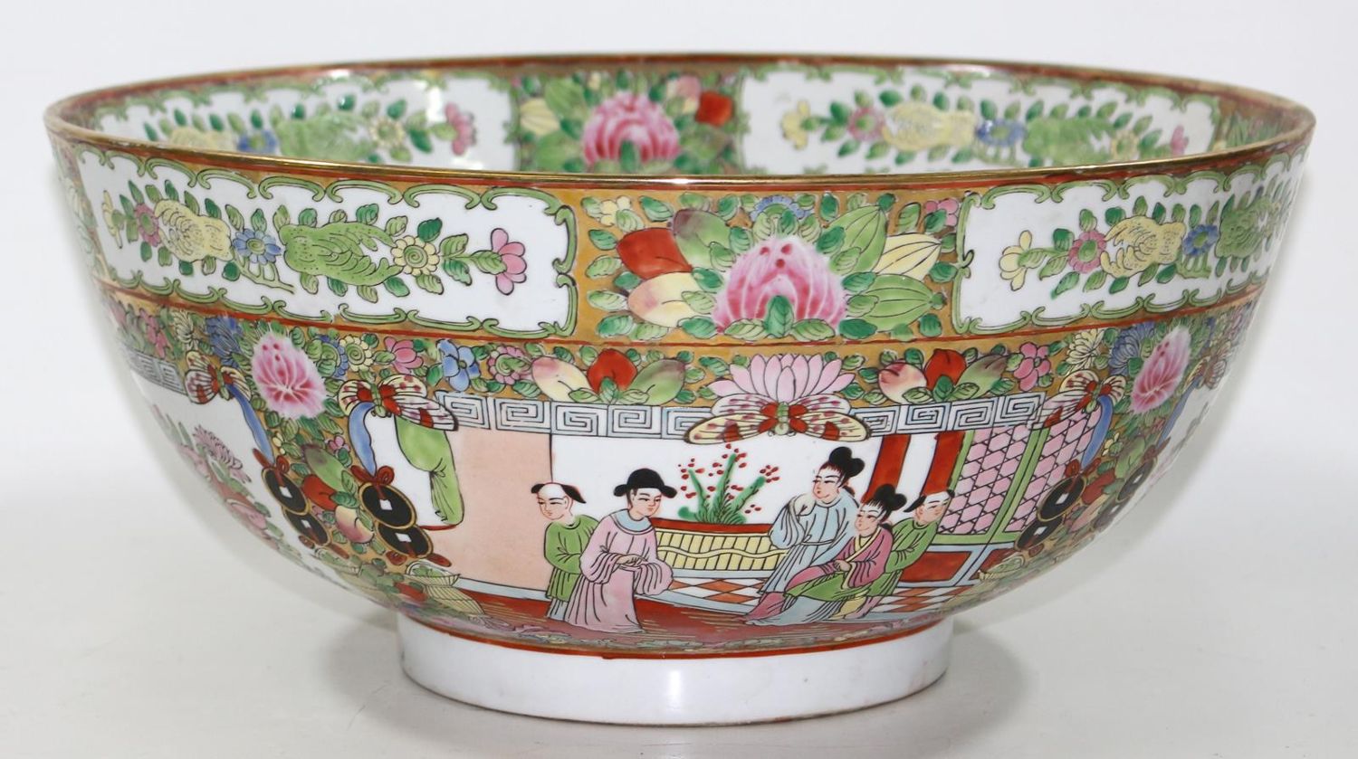 Große Abbildung Nr.3: 125-2579 Großer China Bowl: (Asiatika, China)