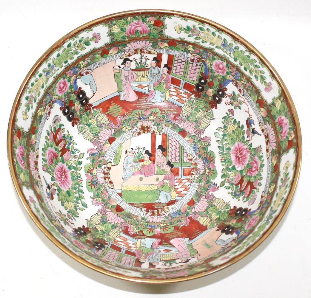 Große Abbildung Nr.4: 125-2579 Großer China Bowl: (Asiatika, China)