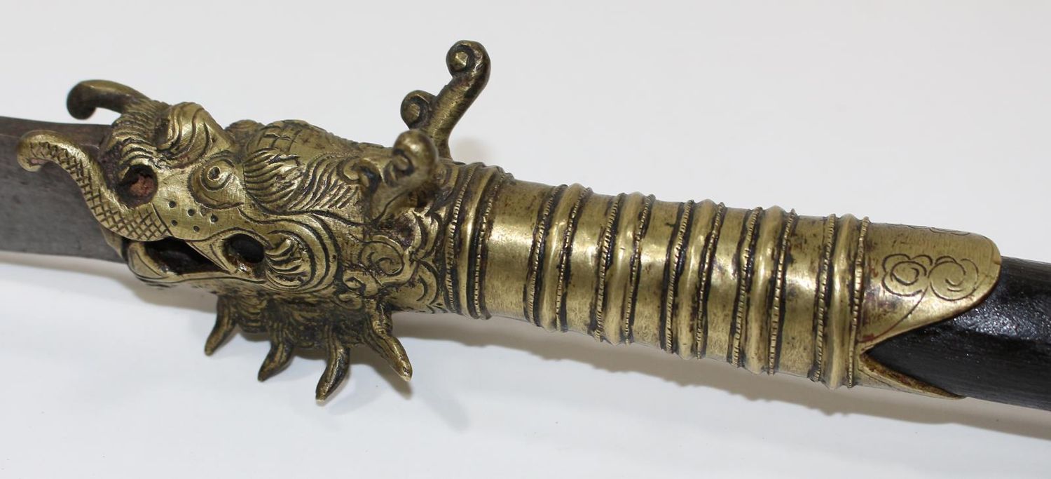 Große Abbildung Nr.2: 125-2595 Naginata Japan.: (Asiatika, Japan)
