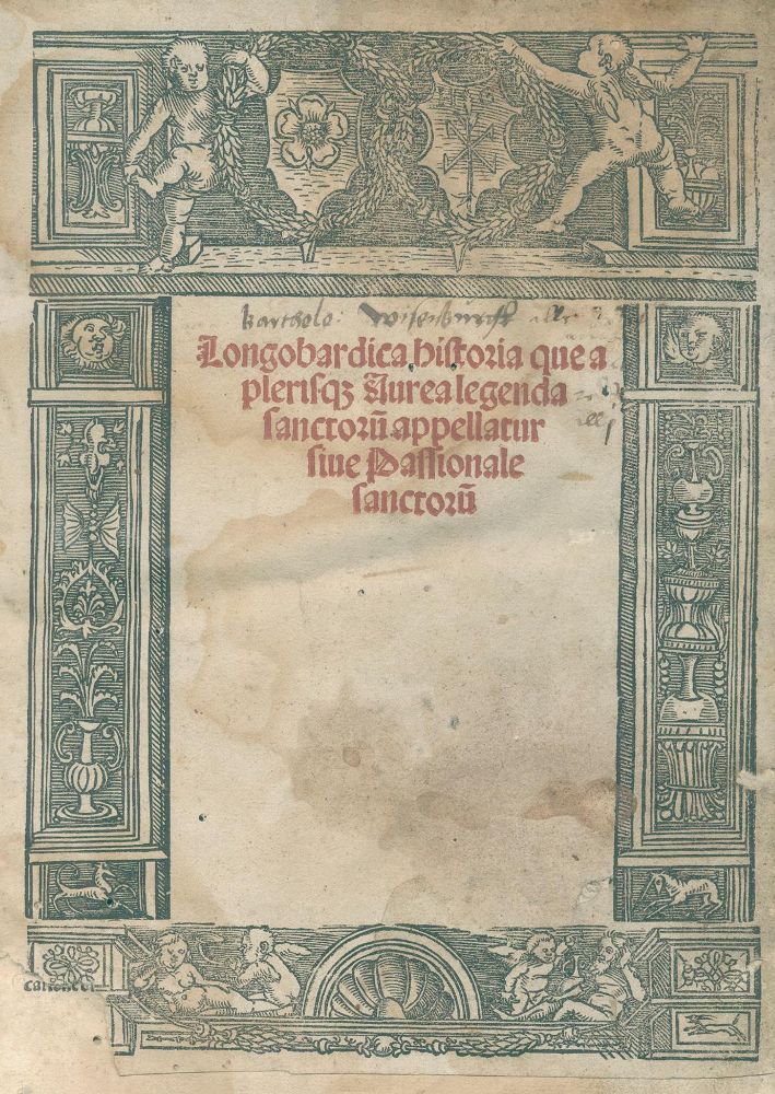 Große Abbildung Nr.1: 125-261 (Jacobus de Voragine).: (Alte Drucke, Handschriften und Theologie)