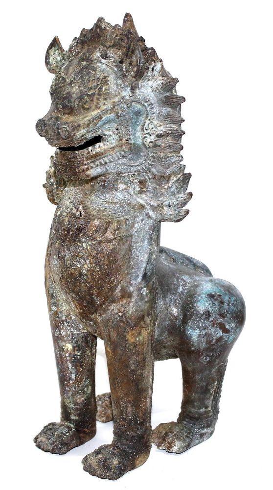Große Abbildung Nr.1: 125-2613 Shishi Wächterlöwe.: (Asiatika)