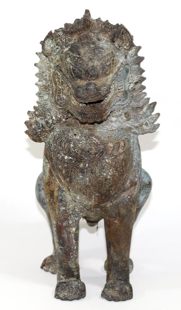Große Abbildung Nr.2: 125-2613 Shishi Wächterlöwe.: (Asiatika)