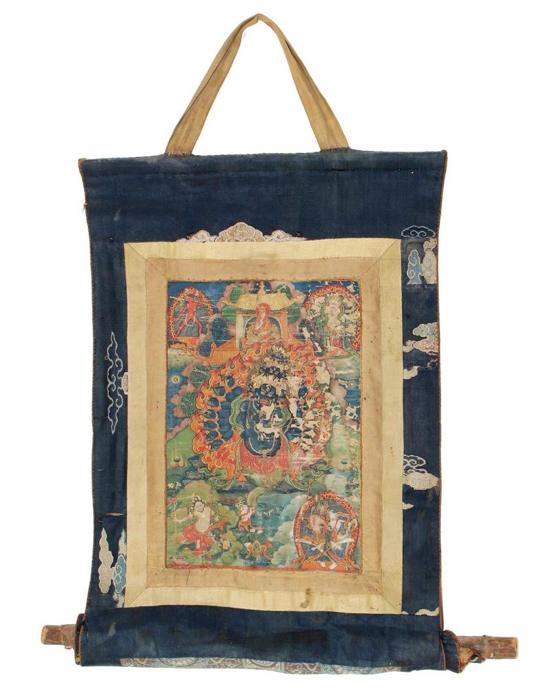 Große Abbildung Nr.1: 125-2618 Thangka.: (Asiatika)
