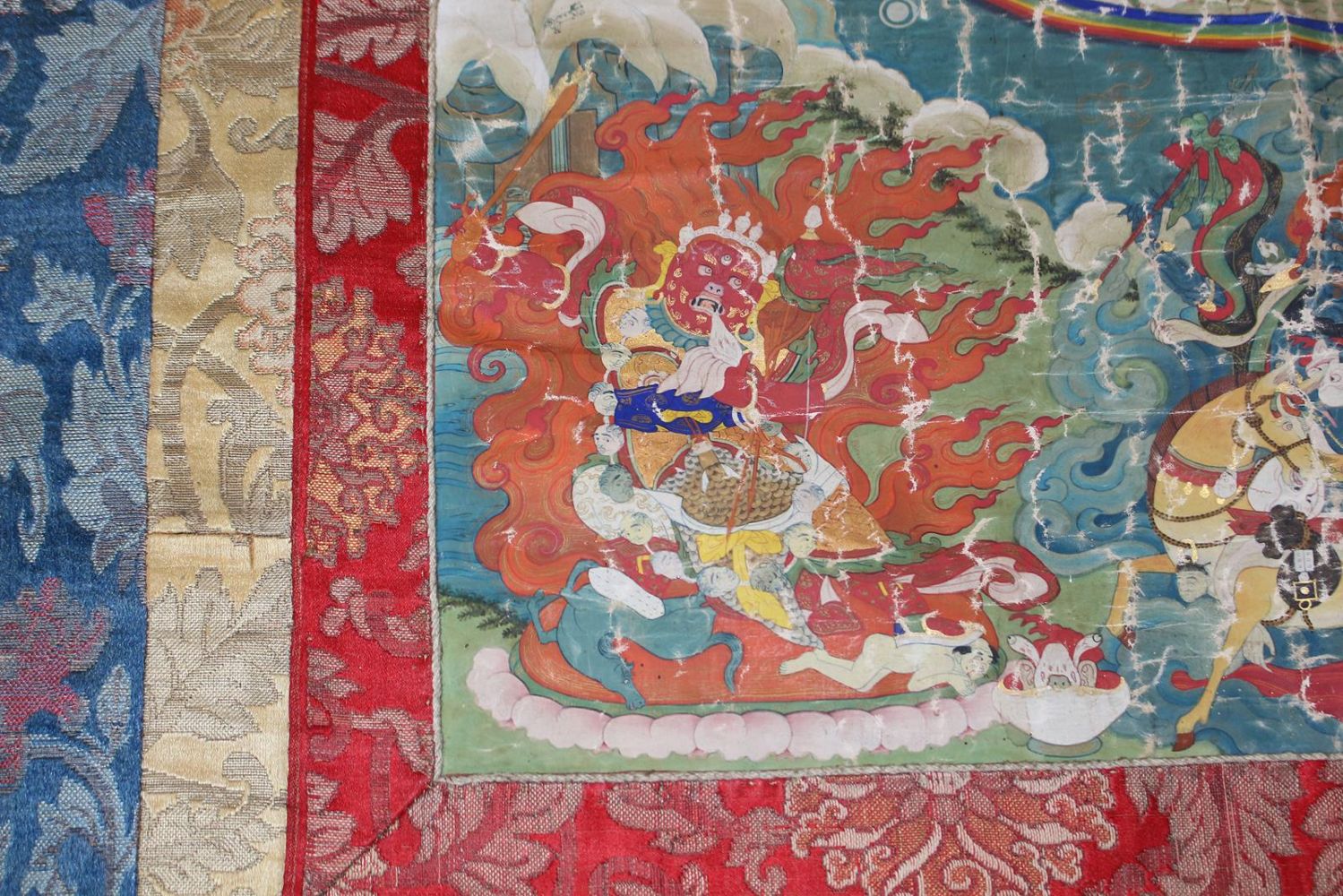 Große Abbildung Nr.2: 125-2619 Thangka.: (Asiatika)