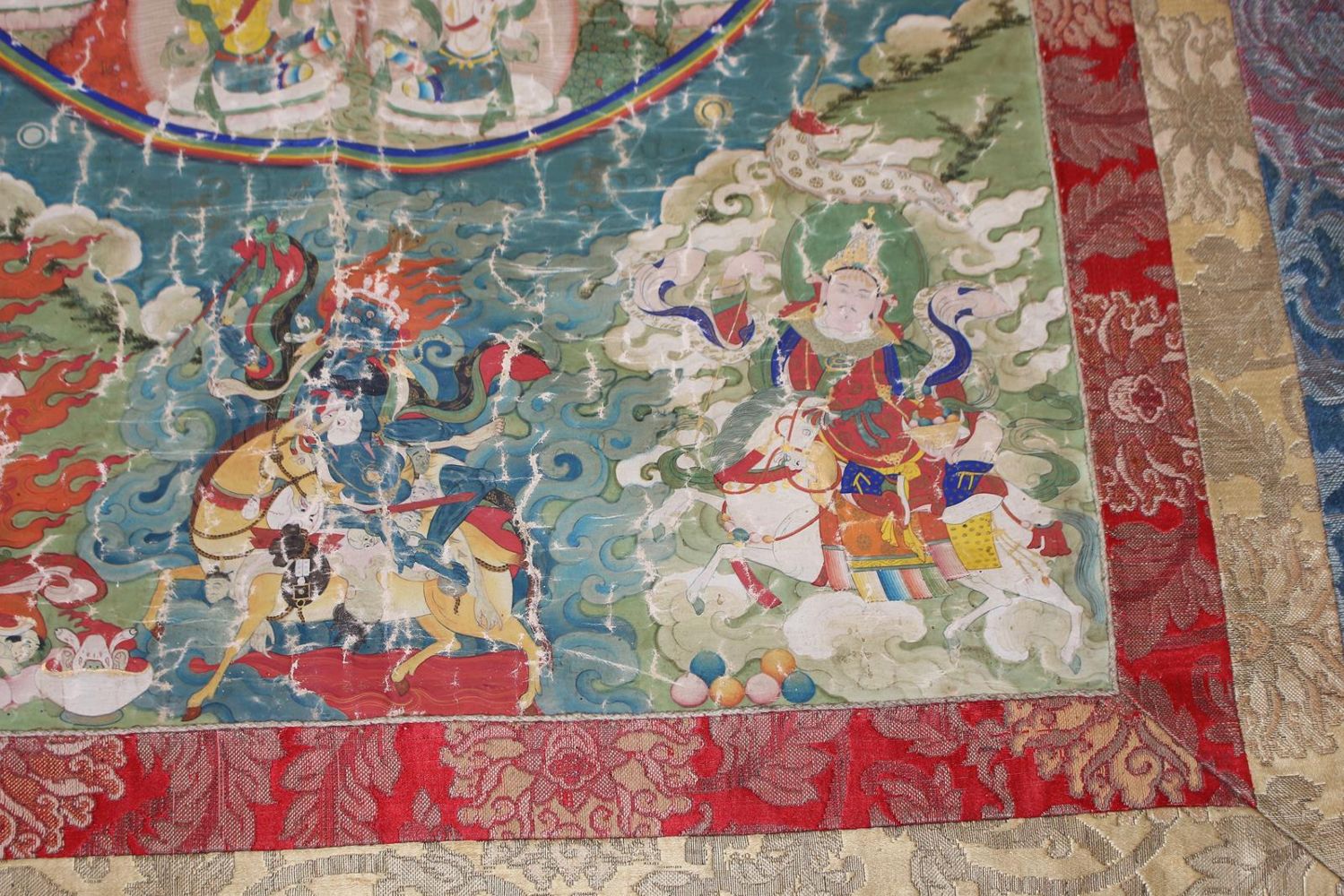 Große Abbildung Nr.3: 125-2619 Thangka.: (Asiatika)