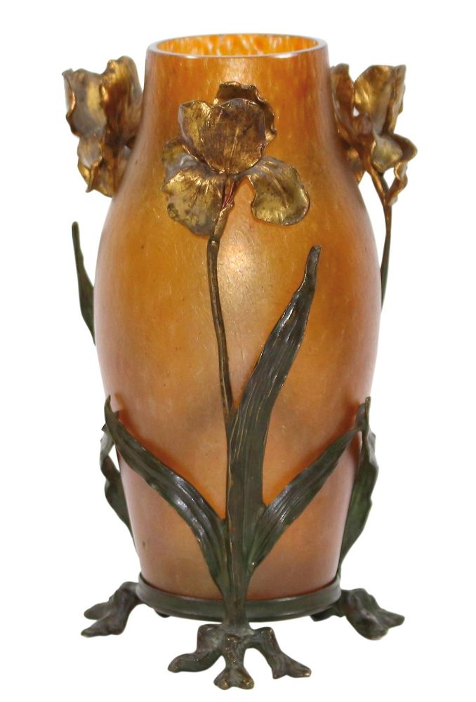 Große Abbildung Nr.1: 125-2626 Jugendstilvase wohl Loetz: (Glas)