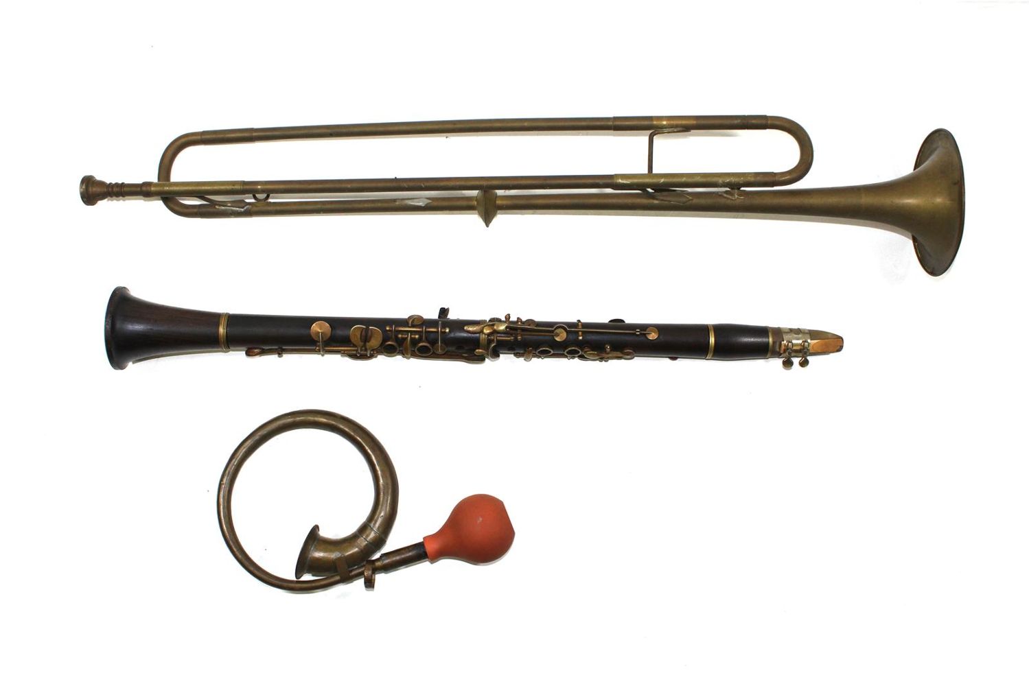 Große Abbildung Nr.5: 125-2658 Blasinstrumente.: (Musikinstrumente)