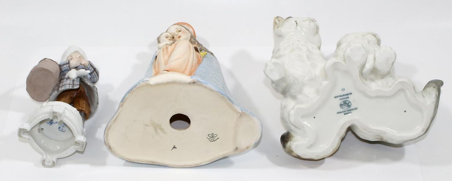 Große Abbildung Nr.2: 125-2665 3 Porzellanfiguren.: (Porzellan u. Keramik)