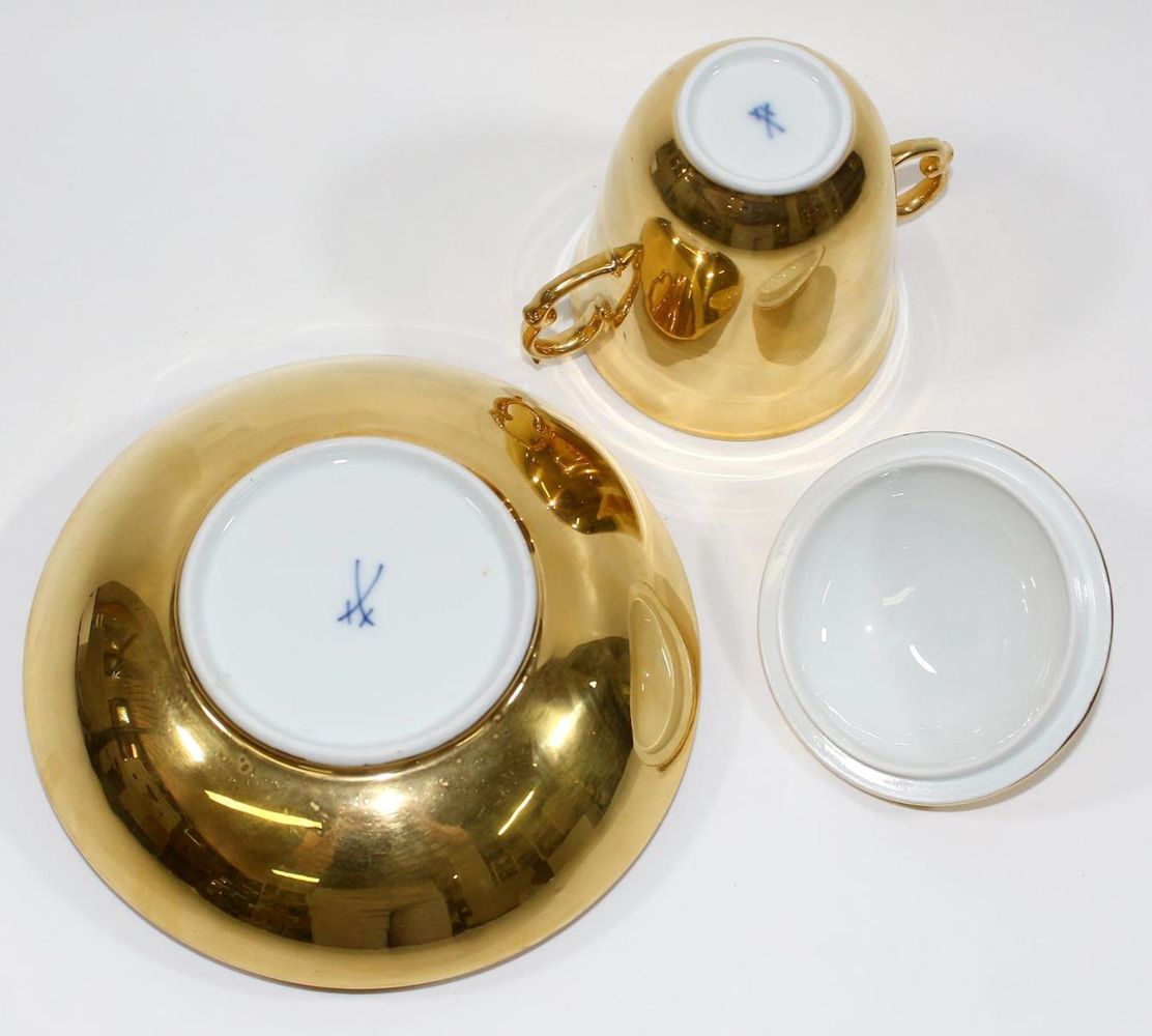 Große Abbildung Nr.3: 125-2686 Prunktasse, Schokoladentasse.: (Porzellan u. Keramik, Meissen)