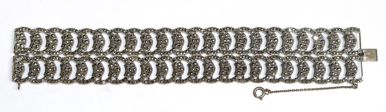 Große Abbildung Nr.1: 125-2713 Pforzheim Art Deco: (Schmuck, Armreifen)