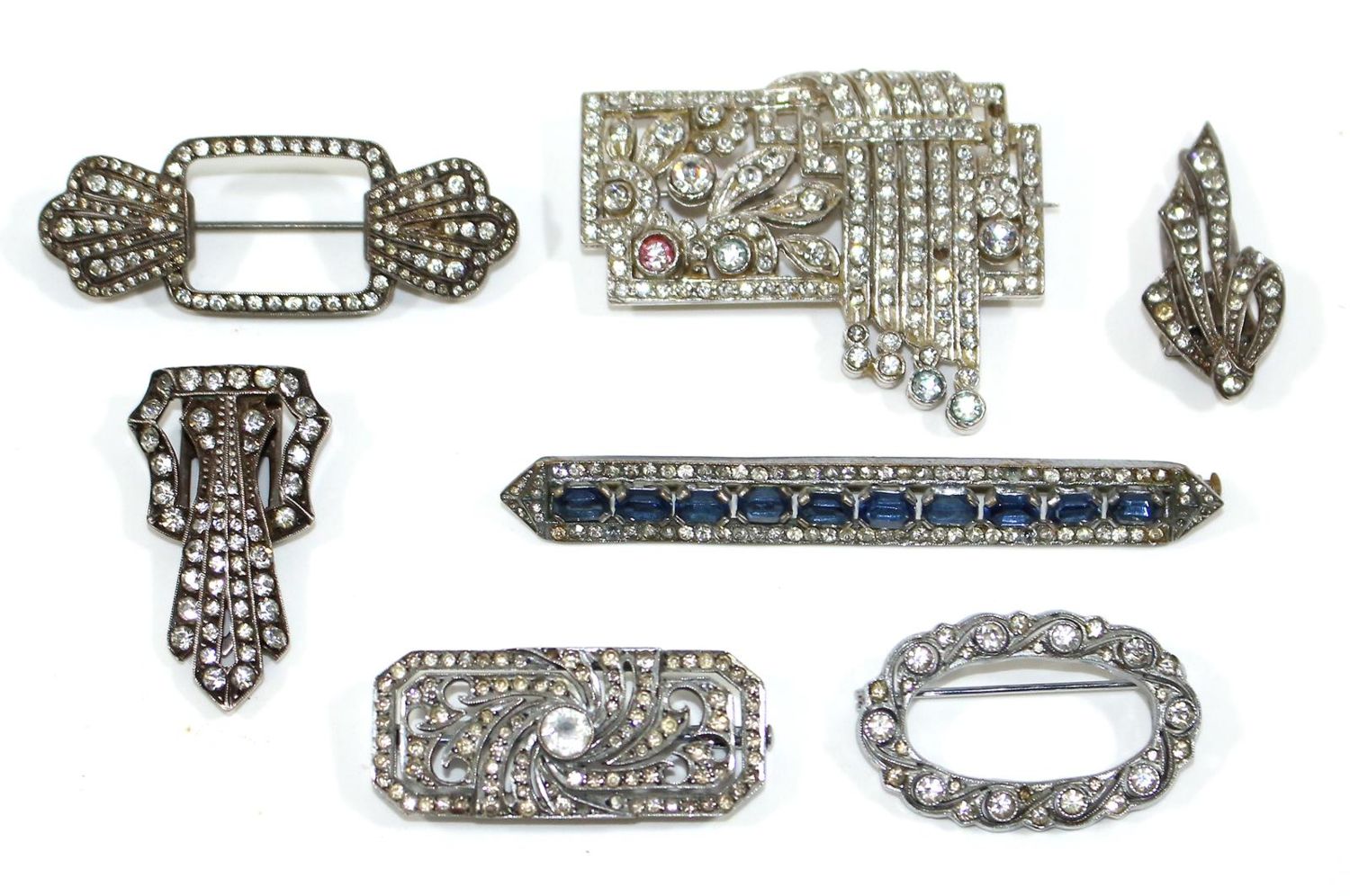 Große Abbildung Nr.1: 125-2716 Art Deco Broschen.: (Schmuck)
