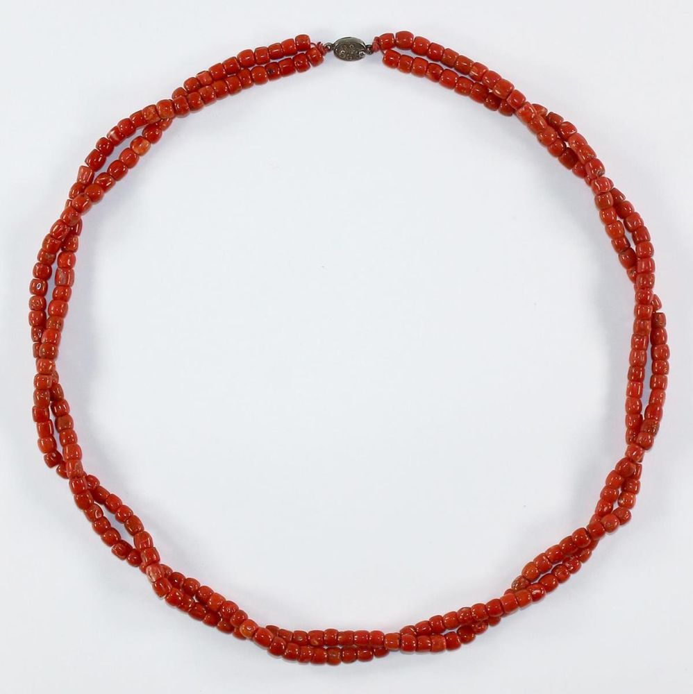Große Abbildung Nr.1: 125-2740 China Korallencollier: (Schmuck, Colliers)