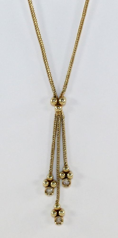 Große Abbildung Nr.1: 125-2741 Collier 585 GG: (Schmuck, Colliers)