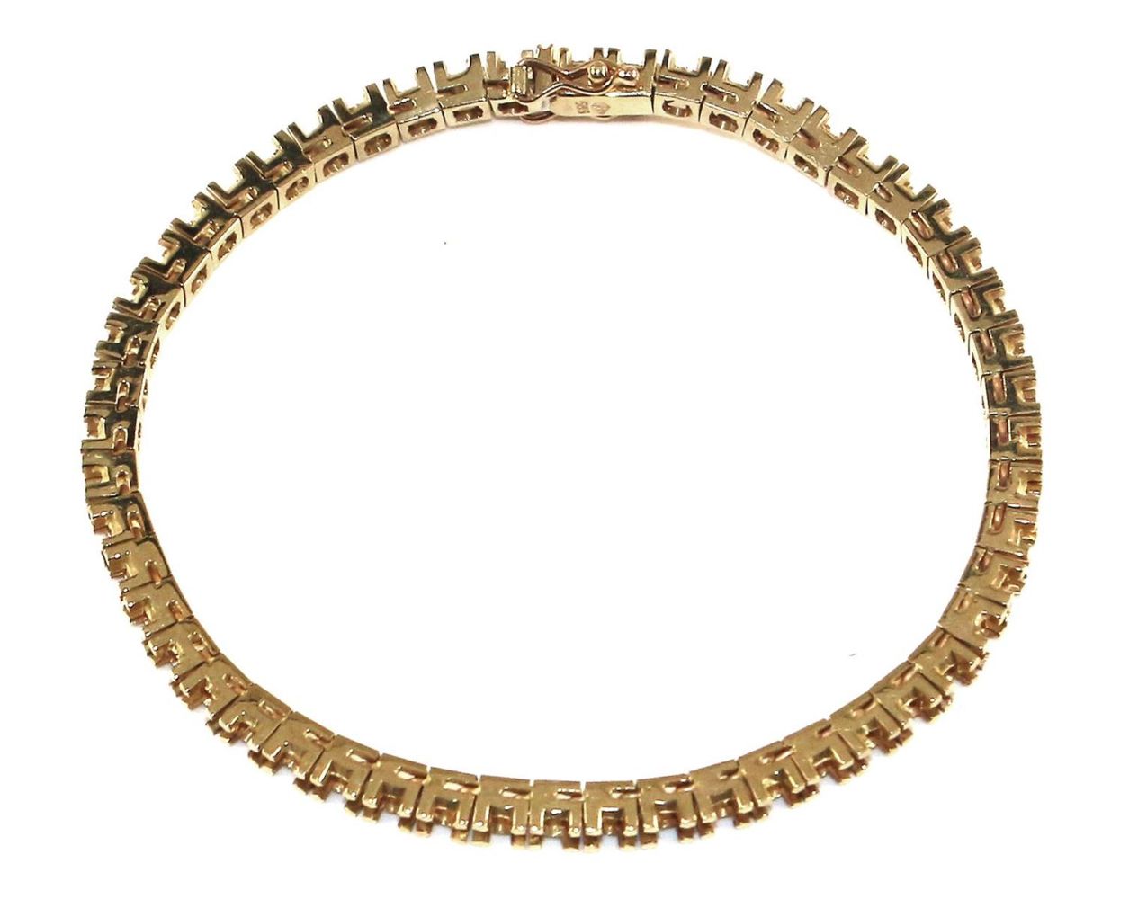 Große Abbildung Nr.2: 125-2756 Armband 585 GG Fassung.: (Schmuck, DRC Pforzheim)