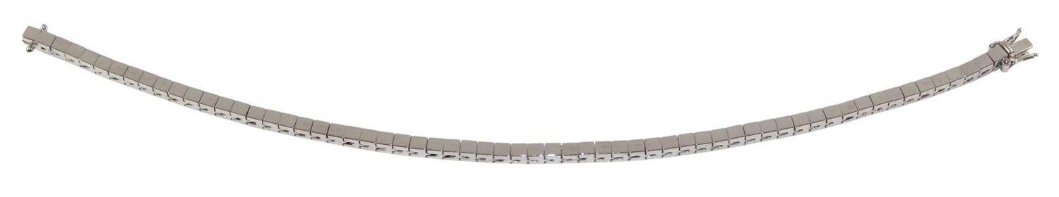 Große Abbildung Nr.1: 125-2757 Armband 585 WG Fassung.: (Schmuck, DRC Pforzheim)
