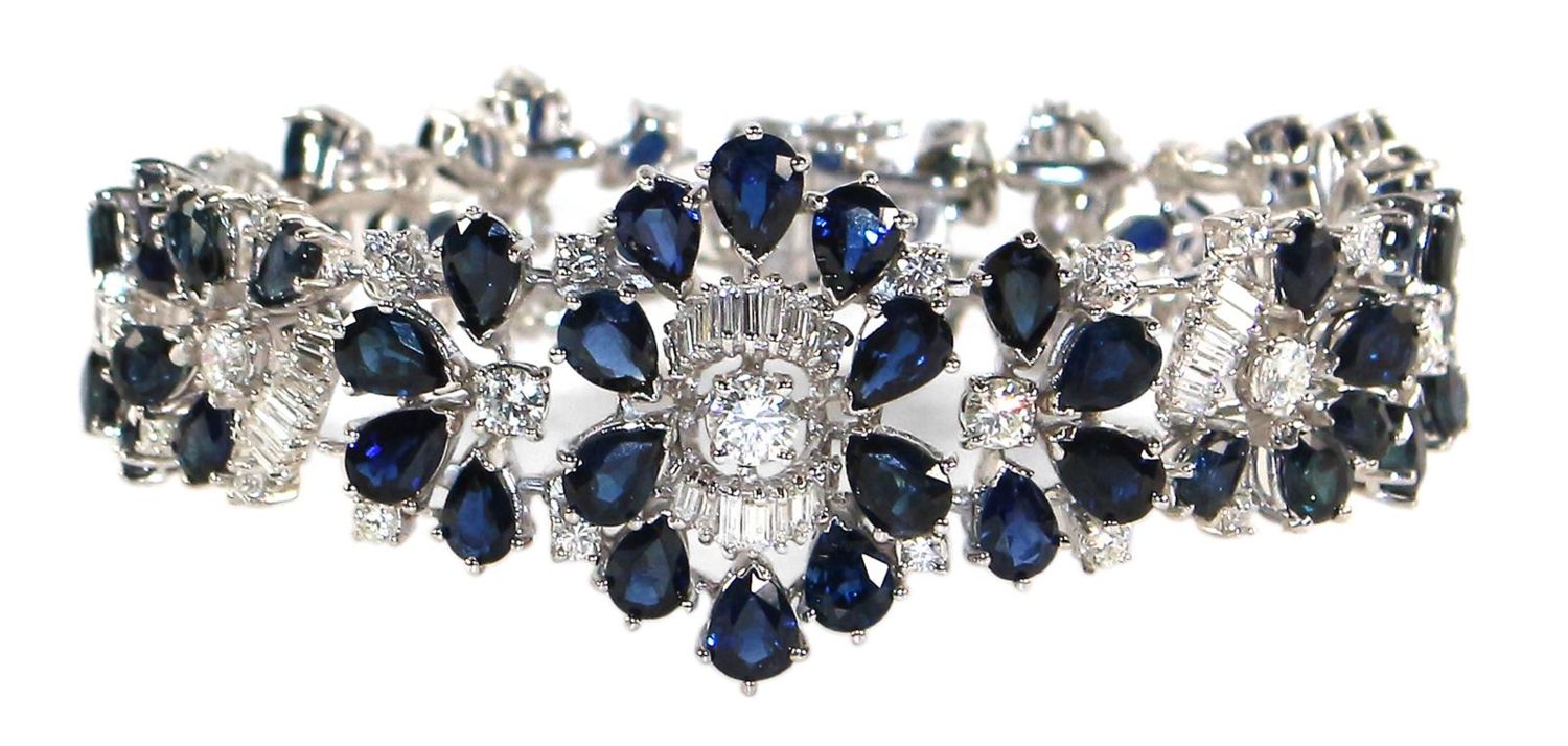 Große Abbildung Nr.1: 125-2762 Juwelenarmband 750 WG.: (Schmuck, DRC Pforzheim)