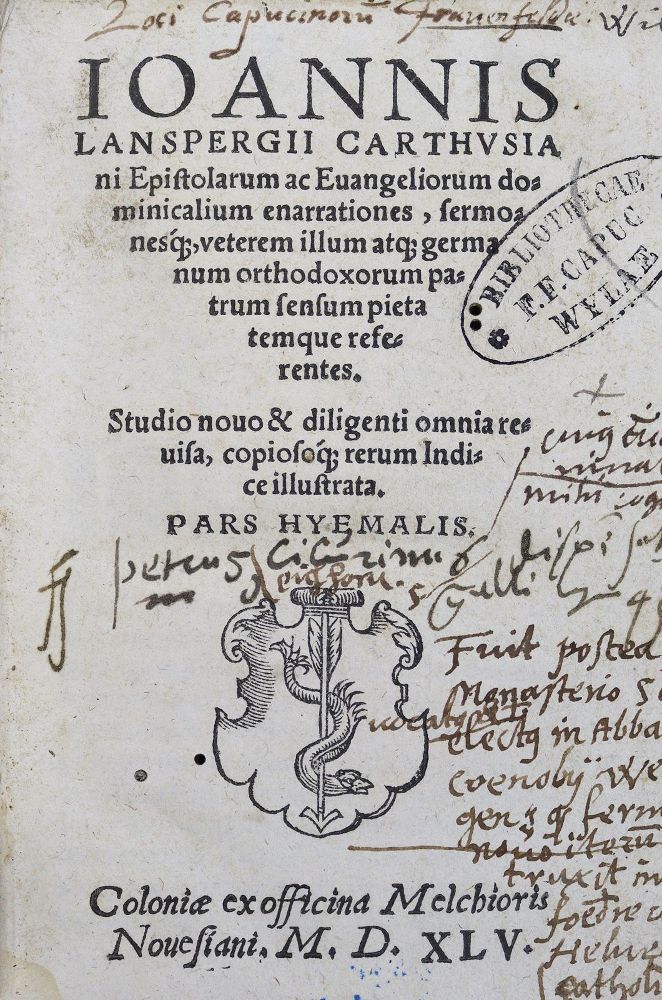 Große Abbildung Nr.1: 125-278 Landsberg,J.J.v.: (Alte Drucke, Handschriften und Theologie)