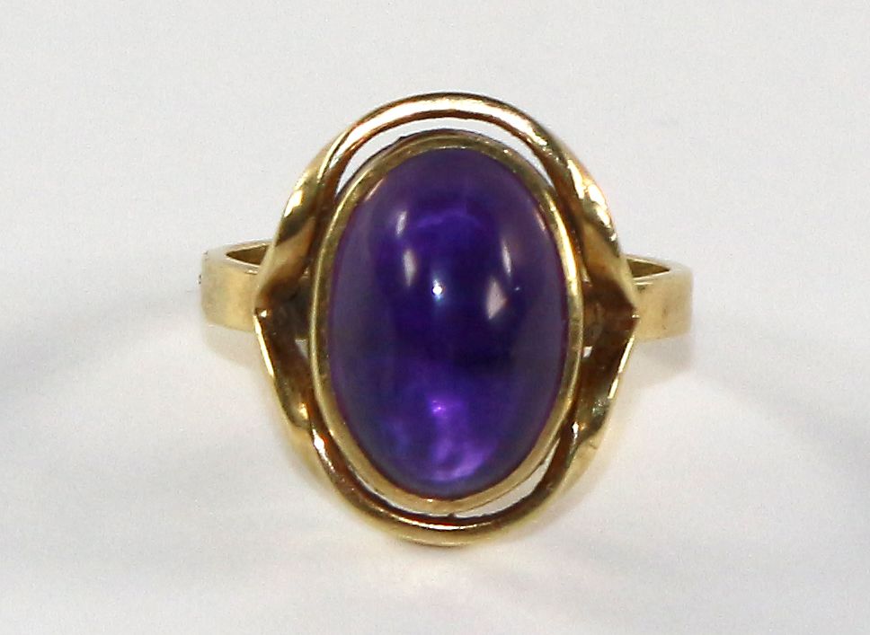 Große Abbildung Nr.1: 125-2785 Amethystring.: (Schmuck, Ringe)
