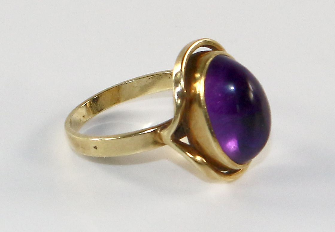 Große Abbildung Nr.2: 125-2785 Amethystring.: (Schmuck, Ringe)