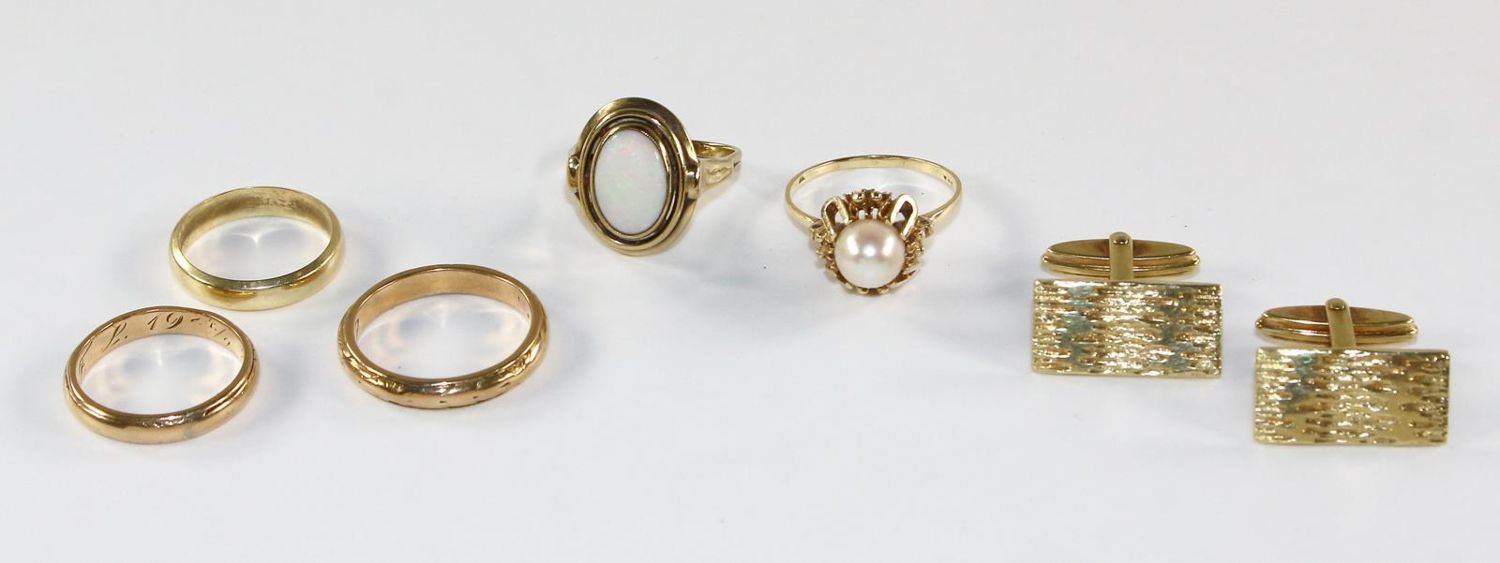 Große Abbildung Nr.1: 125-2823 Lot 14 k Goldschmuck.: (Schmuck, Sammlungen)