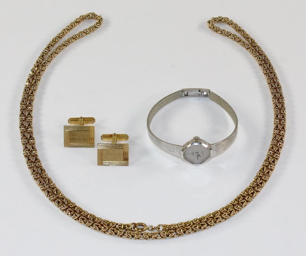 Große Abbildung Nr.2: 125-2824 Lot 8 k Goldschmuck.: (Schmuck, Sammlungen)