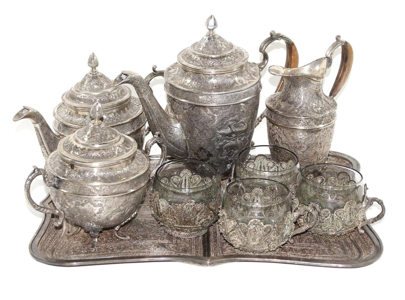 Große Abbildung Nr.1: 125-2841 Iran prächtiges Kernstück: (Silber)