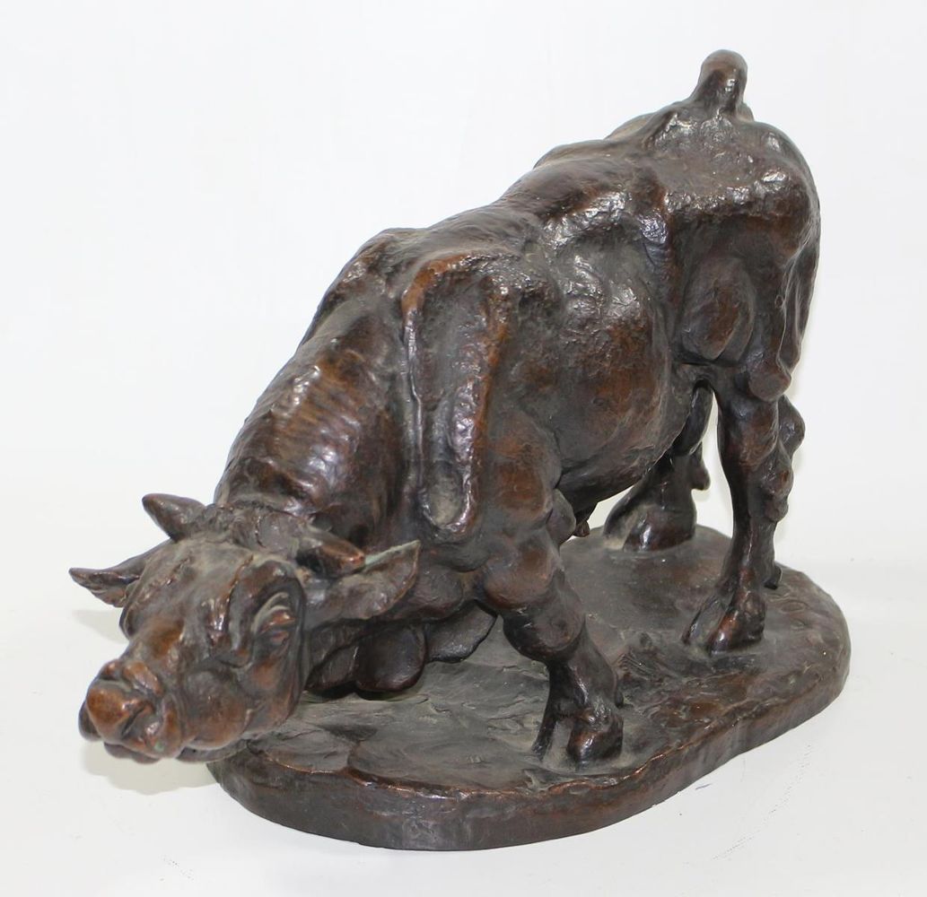 Große Abbildung Nr.2: 125-2859 Stier.: (Skulpturen - Plastiken)